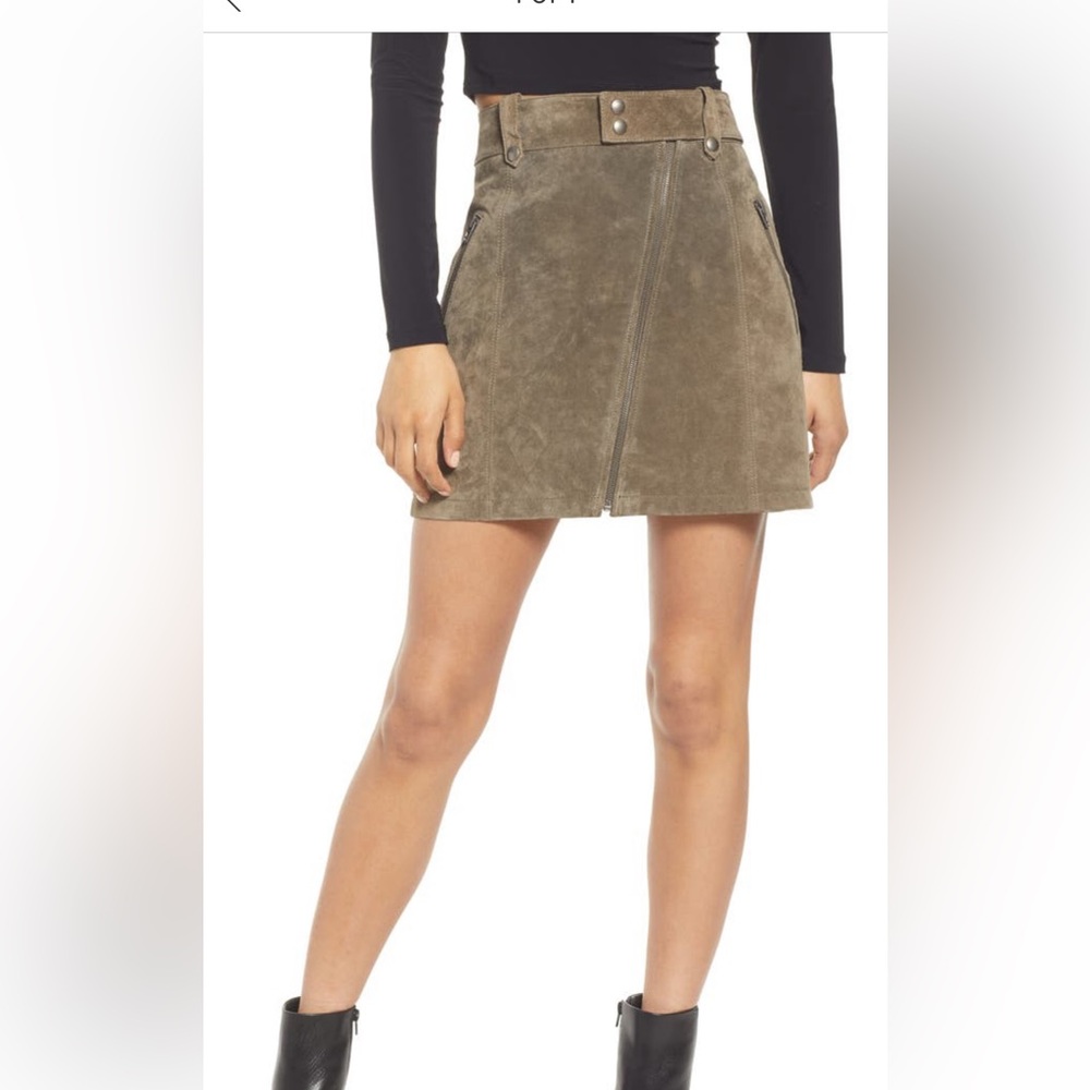 BLANK NYC new with tag suede mini skirt